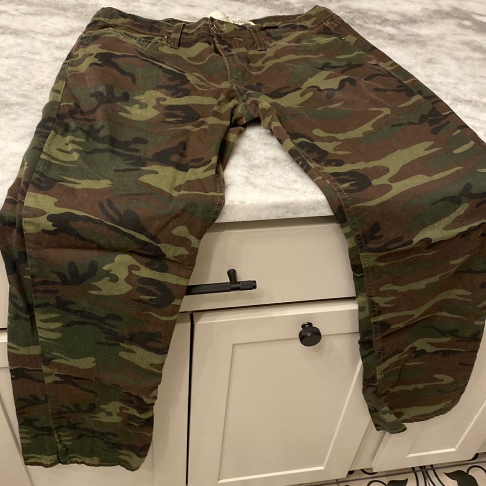 Mens or boys Rustic Dime camo 5 pocket lightweight denim